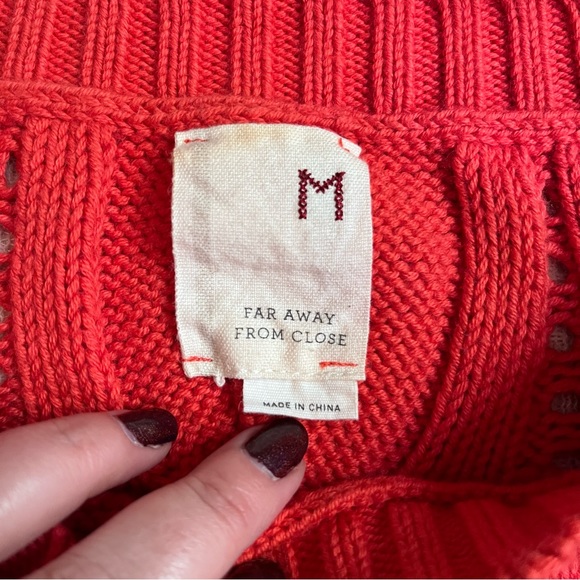 Anthropologie Far away from close cozy cropped sweater - Picture 3 of 8